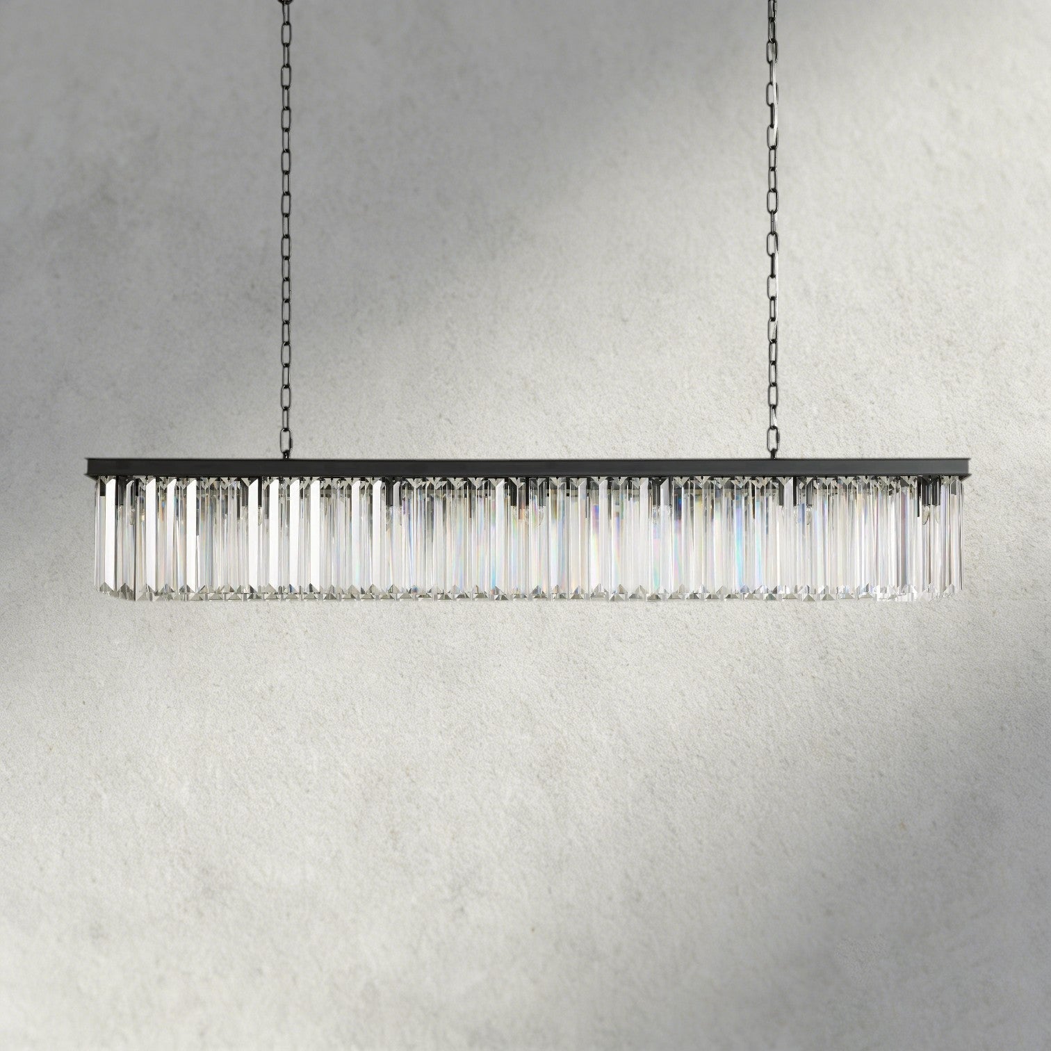 Leyland Rectangular Chandelier 60", 71.5"