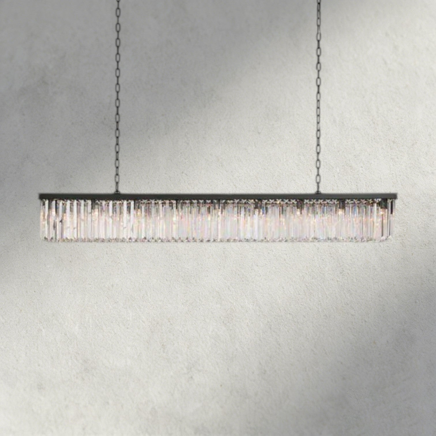 72" / Bronze Leyland Rectangular Chandelier 60", 71.5"