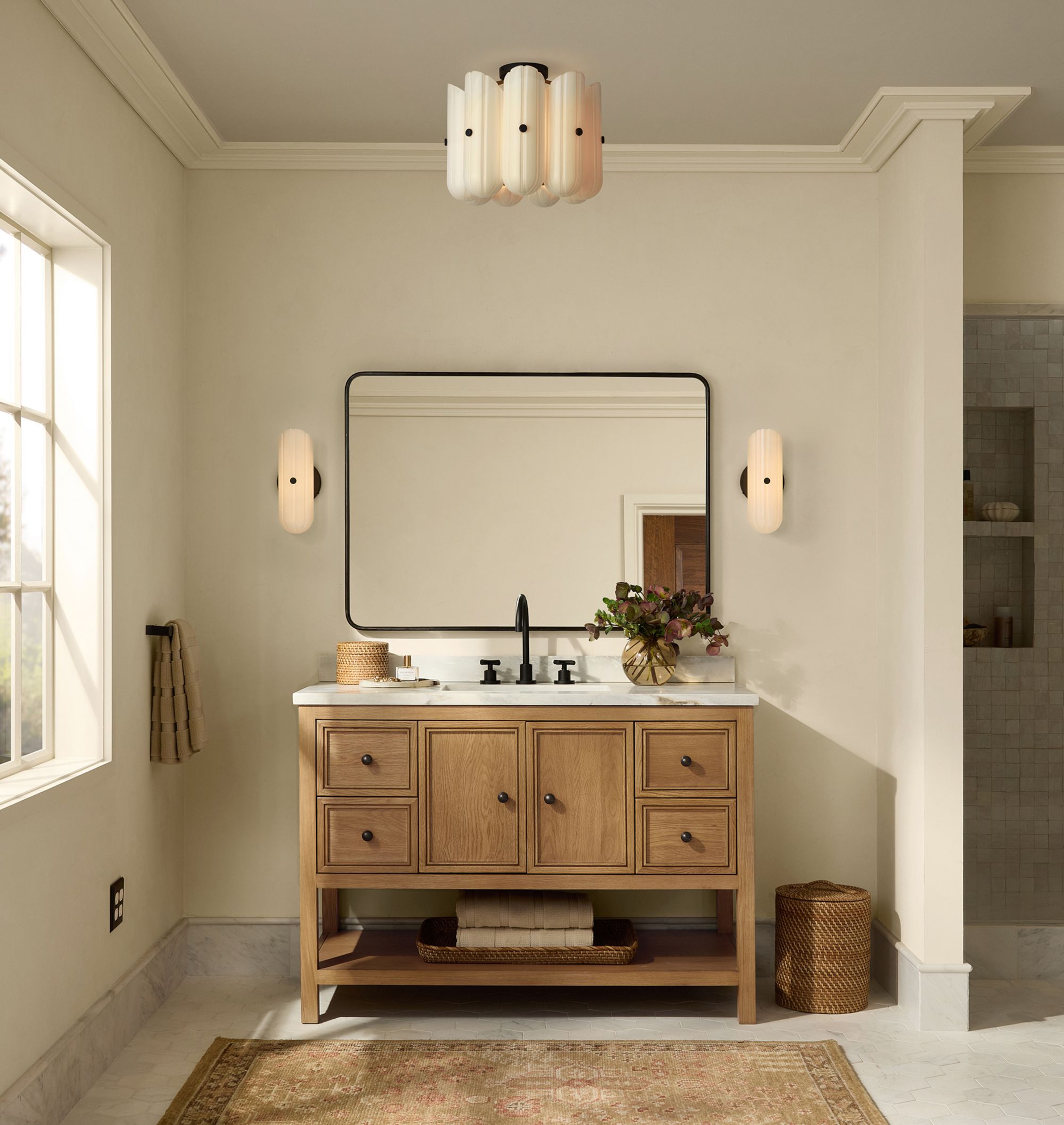 Lorna LED Flush Mount 16"-Chandelier-Briglighting