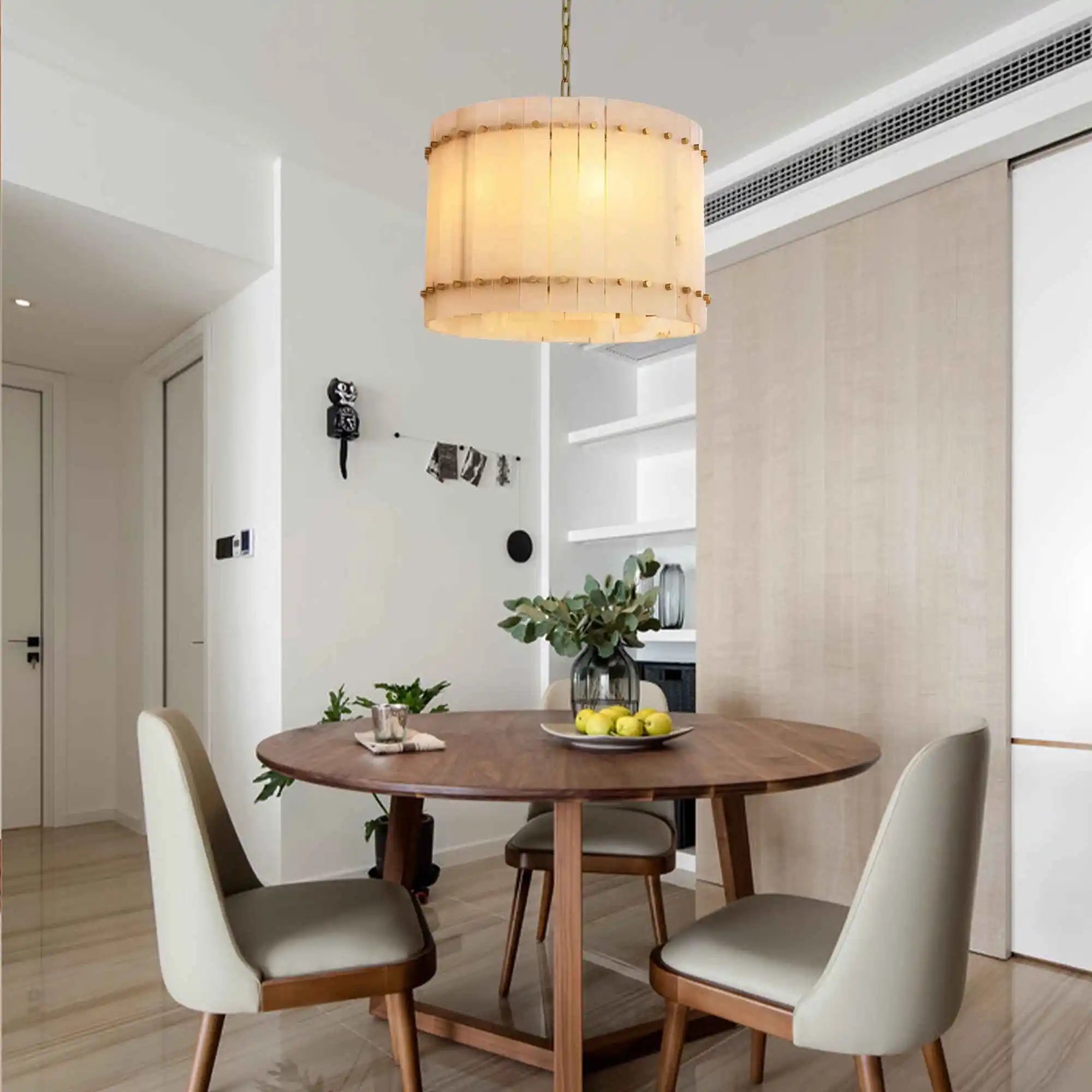 San Marco Alabaster Round Chandelier 22", 37", 48", 60"