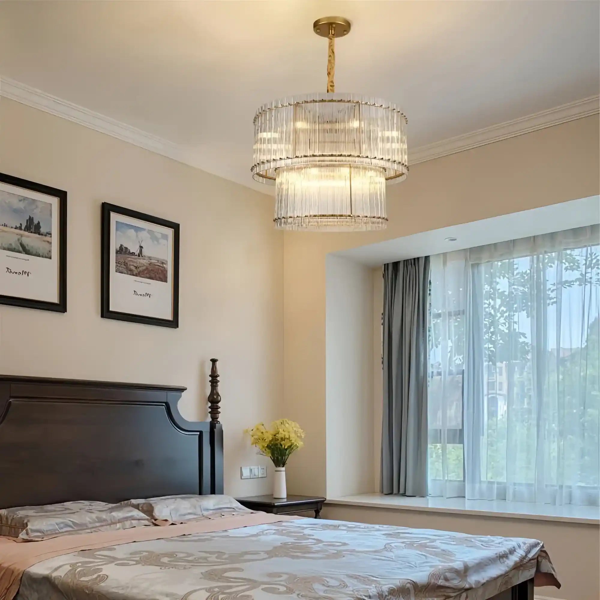 San Marco Two-Tier Round Chandelier 22", 37", 48", 60"