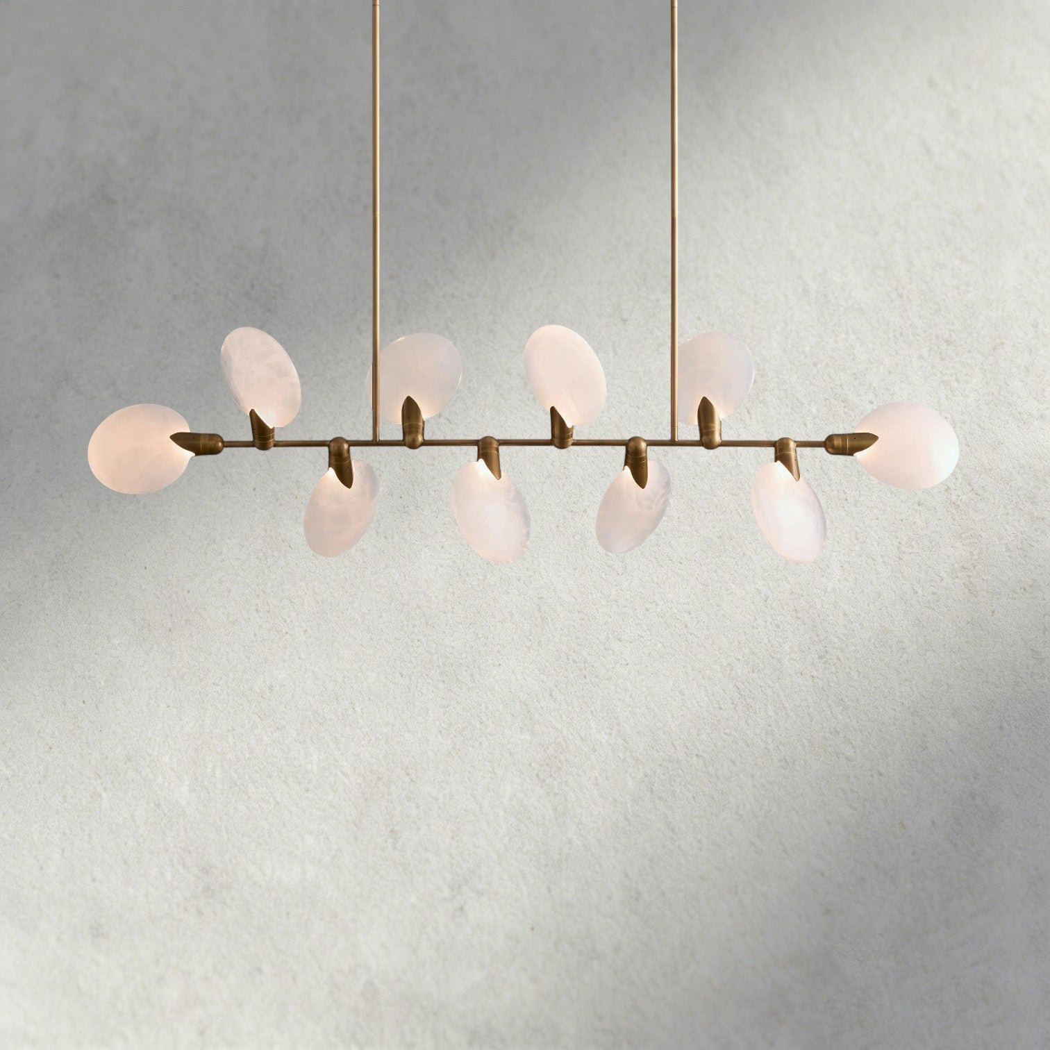 74" Lyla Linear Chandelier 62", 74"
