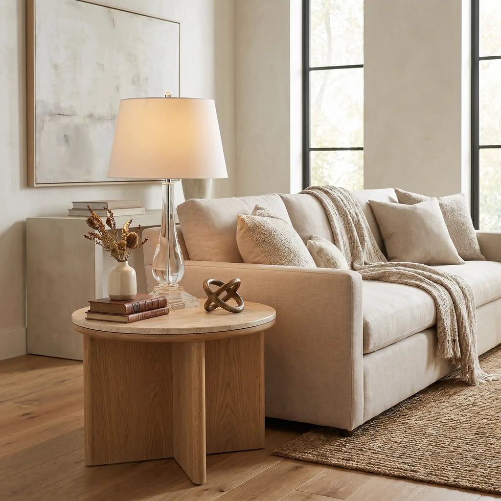 Glass Table Lamp