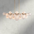 Brass Mandoza Linear Chandelier