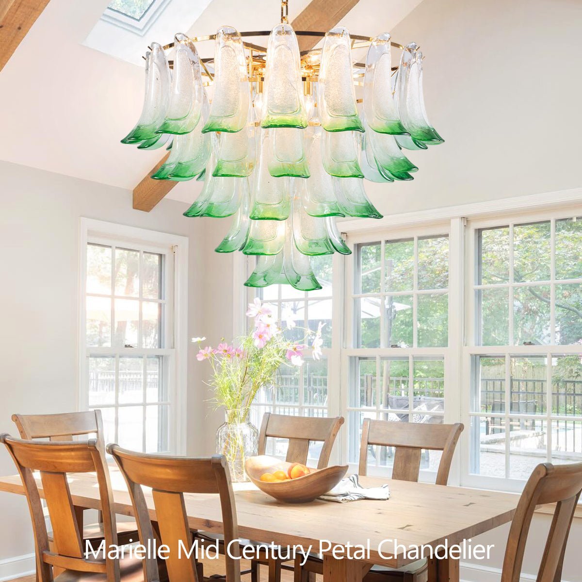 Marielle Mid Century Petal Chandelier - Briglighting