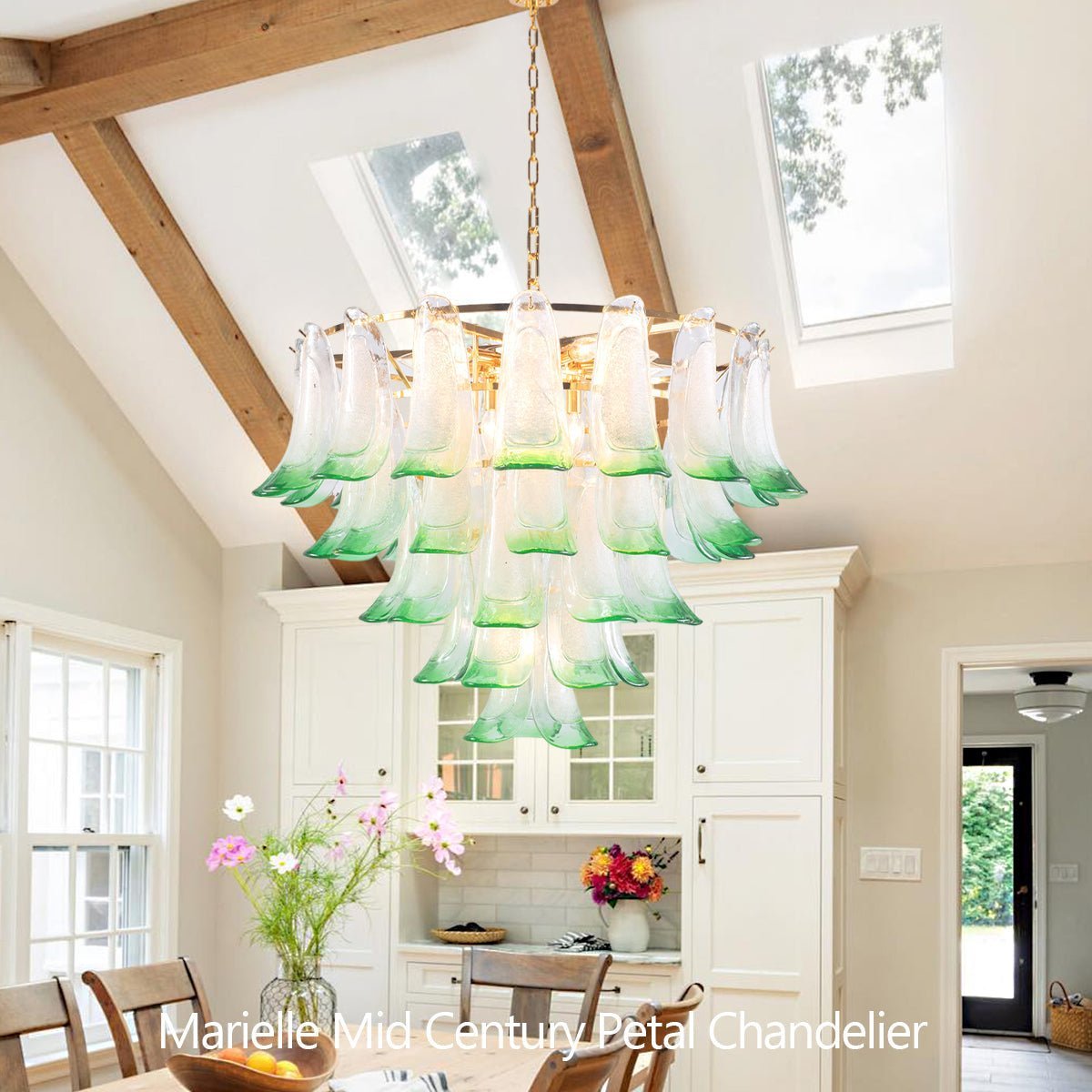 Marielle Mid Century Petal Chandelier - Briglighting