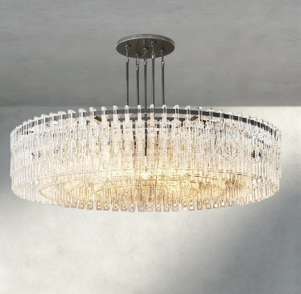 Marignan Round Chandelier 36", 48", 60"-chandelier-Briglighting