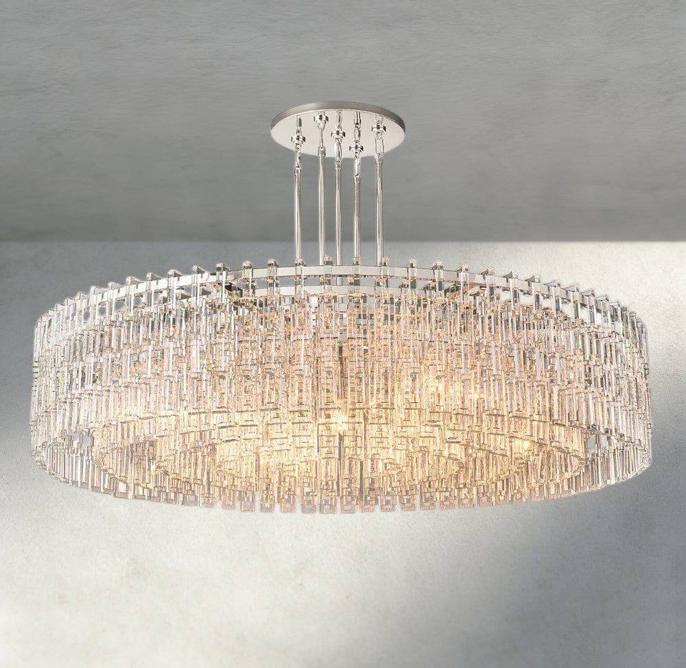 Marignan Round Chandelier 36", 48", 60"-chandelier-Briglighting