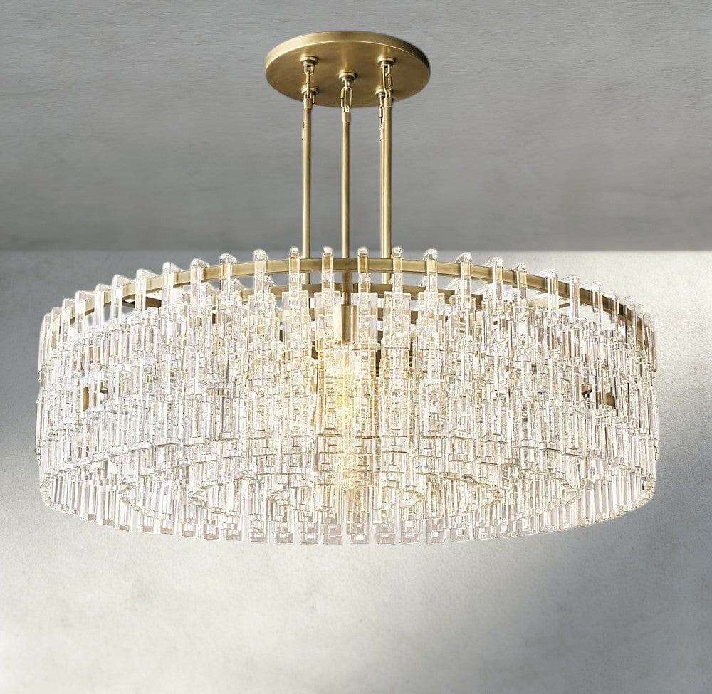 Marignan Round Chandelier 36", 48", 60"-chandelier-Briglighting