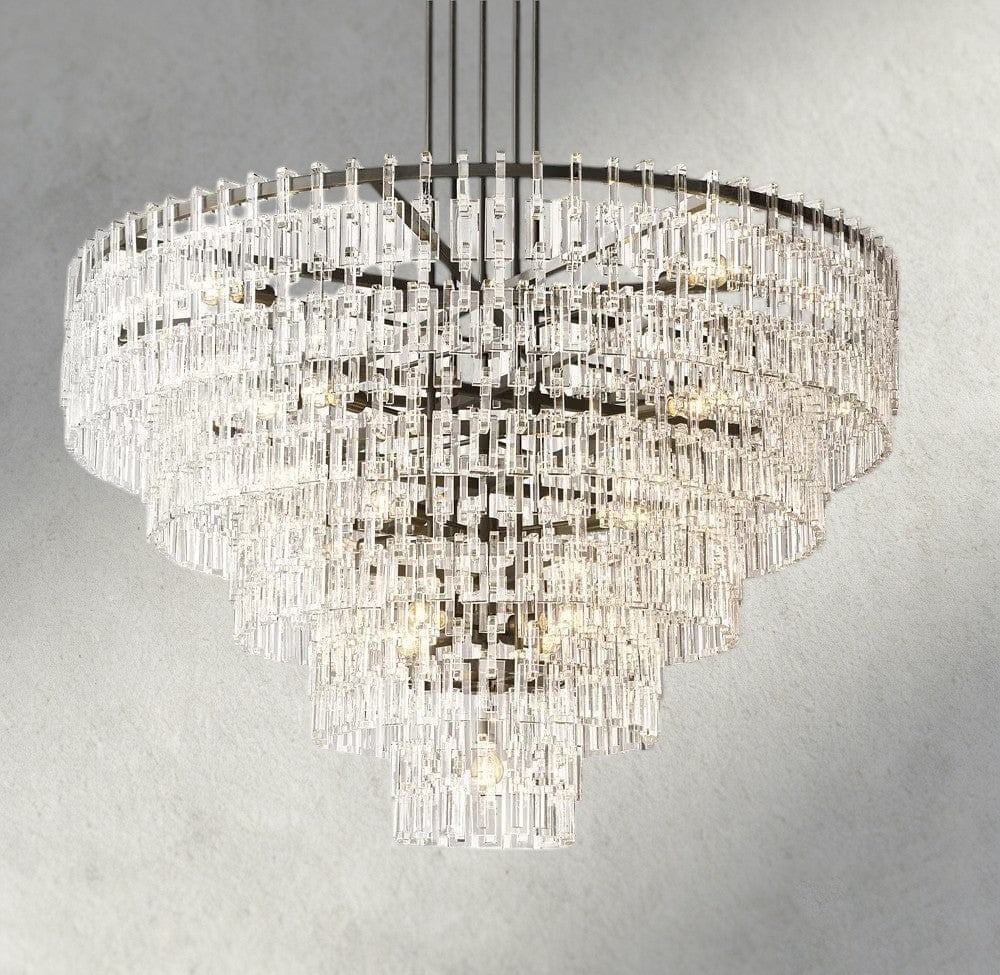 Marignan Tiered Round Chandelier 36", 48", 60"-chandelier-Briglighting