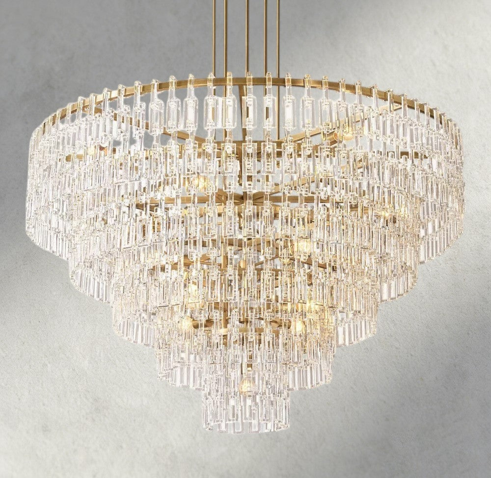 Marignan Tiered Round Chandelier 36", 48", 60"-chandelier-Briglighting