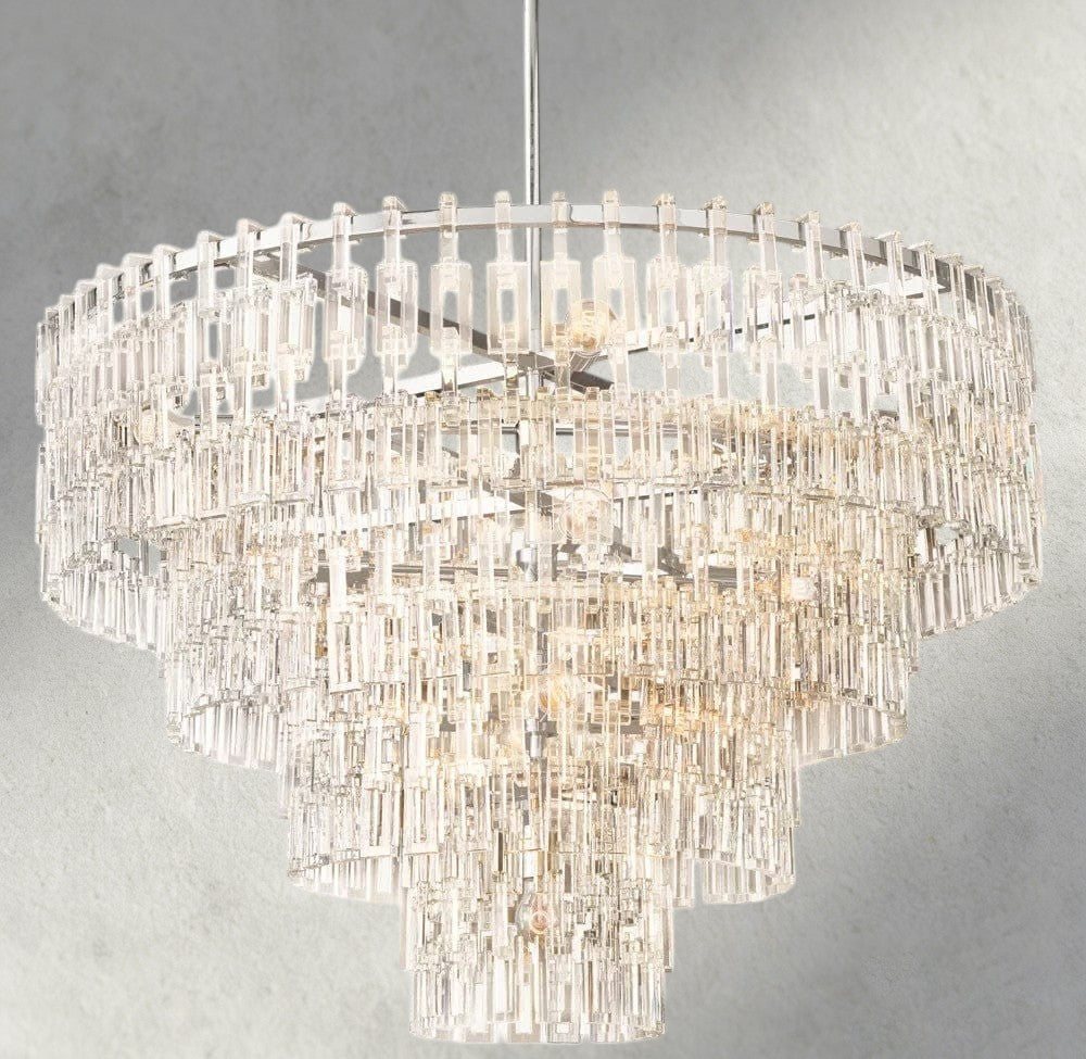 Marignan Tiered Round Chandelier 36", 48", 60"-chandelier-Briglighting