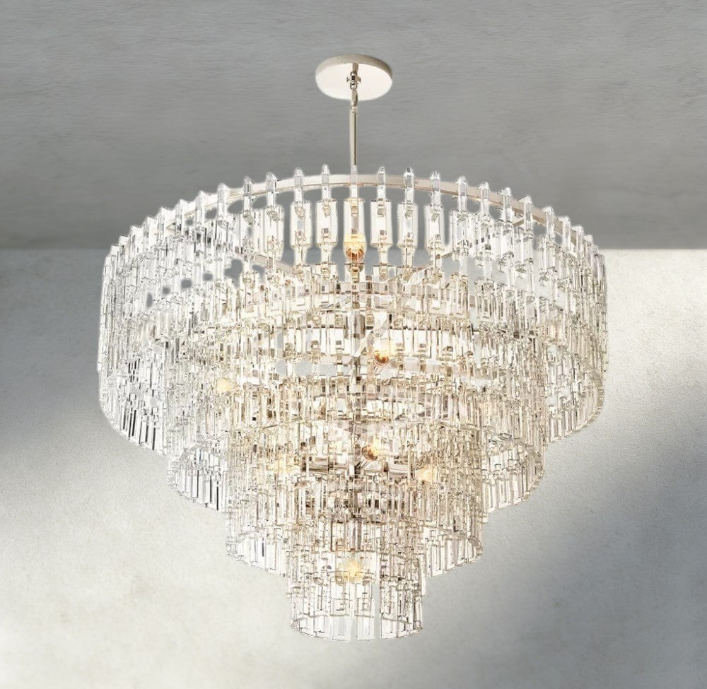 Marignan Tiered Round Chandelier 36", 48", 60"-chandelier-Briglighting