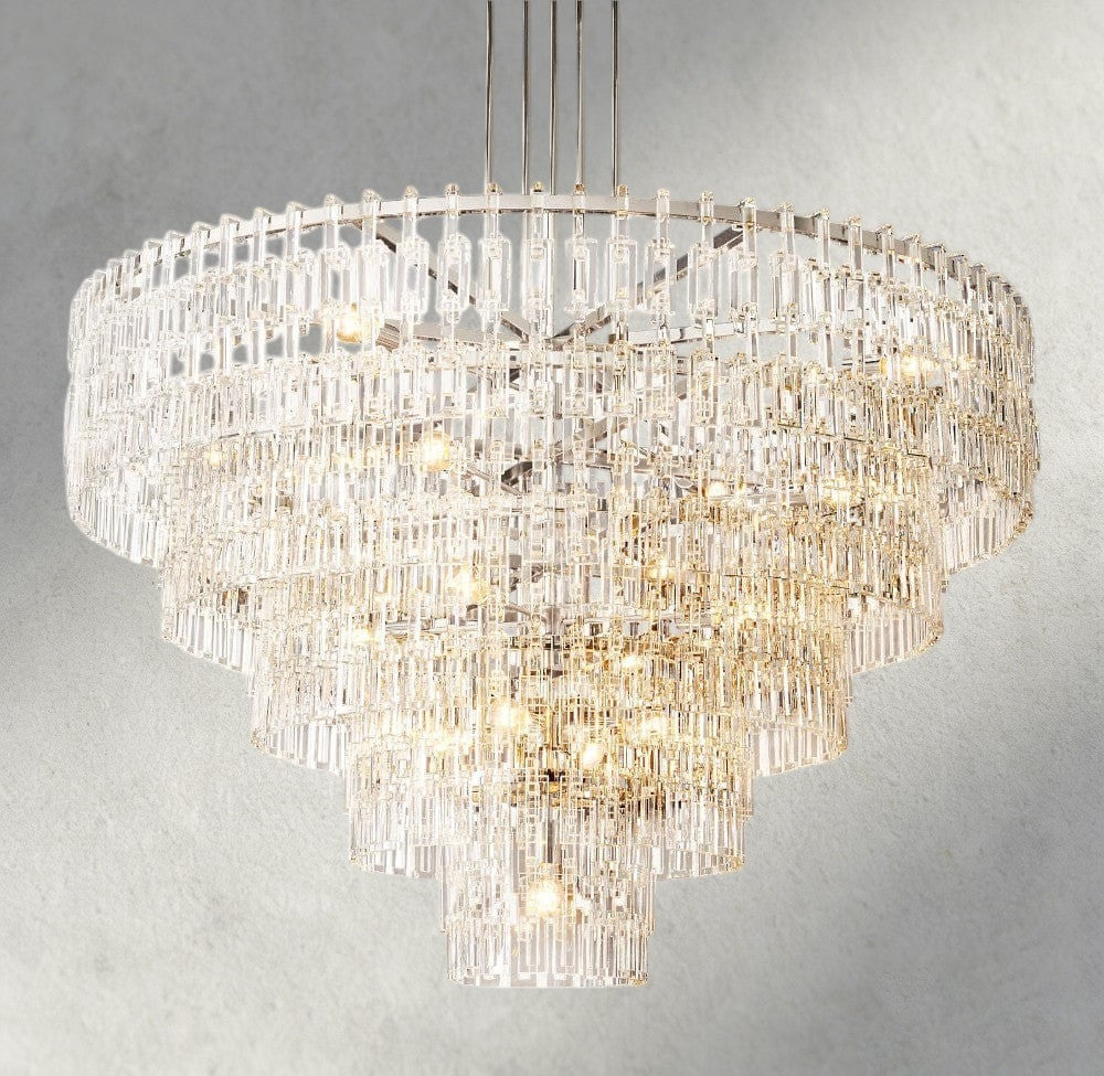 Marignan Tiered Round Chandelier 36", 48", 60"-chandelier-Briglighting