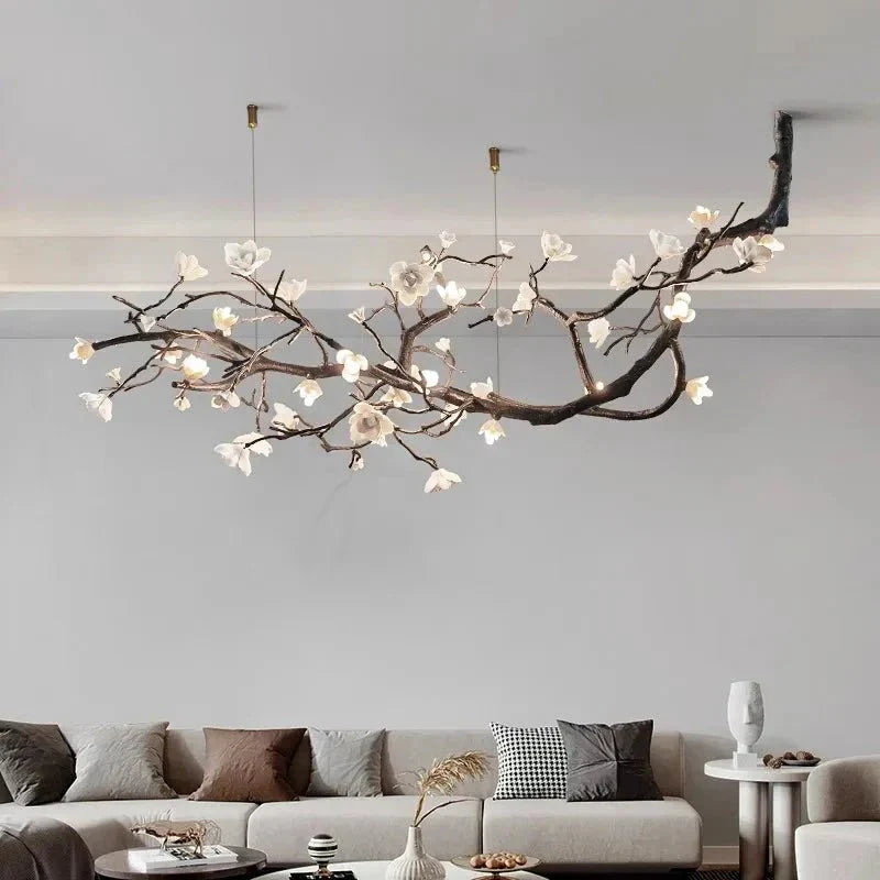 Minas Rustic Tree Branch Chandelier - Black47.24” ( 120 cm )Warm White 3000KBriglighting