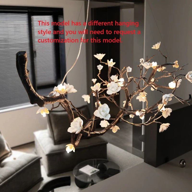 Minas Rustic Tree Branch Chandelier - Black47.24” ( 120 cm )Warm White 3000KBriglighting