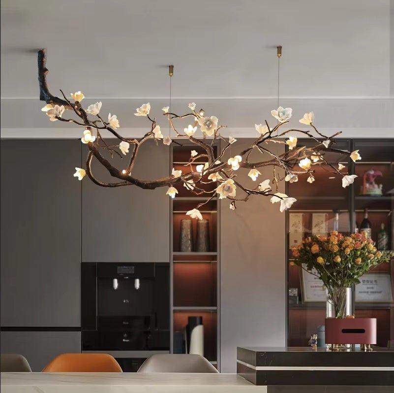 Minas Rustic Tree Branch Chandelier - Black47.24” ( 120 cm )Warm White 3000KBriglighting