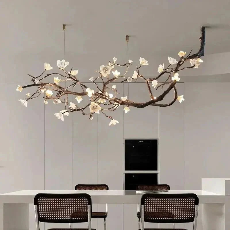 Minas Rustic Tree Branch Chandelier - Black47.24” ( 120 cm )Warm White 3000KBriglighting