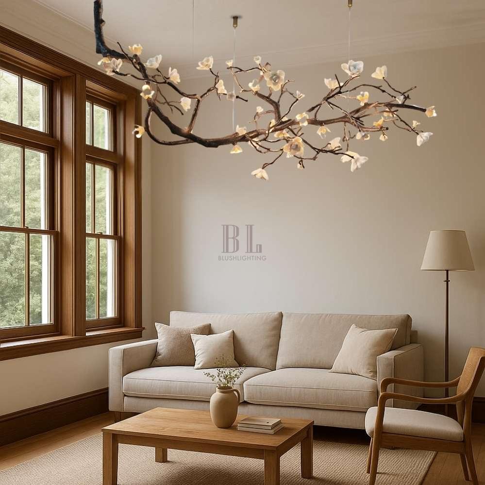 Minas Rustic Tree Branch Chandelier - Black47.24” ( 120 cm )Warm White 3000KBriglighting
