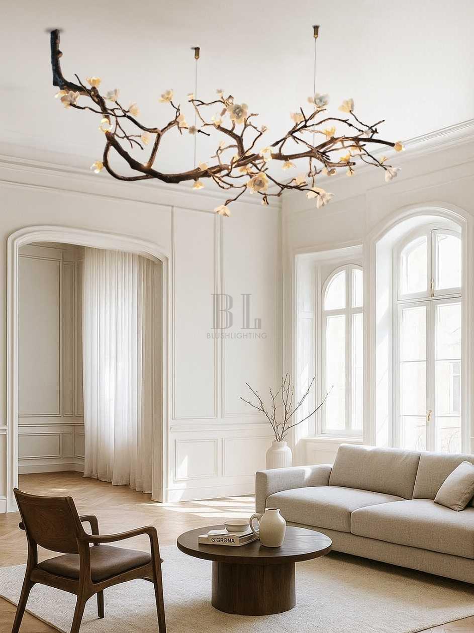 Minas Rustic Tree Branch Chandelier - Black47.24” ( 120 cm )Warm White 3000KBriglighting