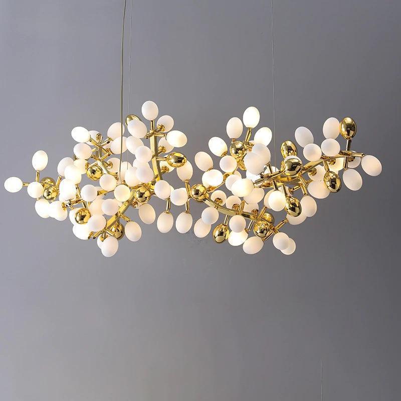Modern Artistic Linear Grape Chandelier - 39.4" LBriglighting