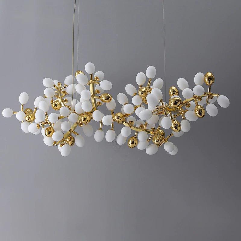 Modern Artistic Linear Grape Chandelier - 39.4" LBriglighting