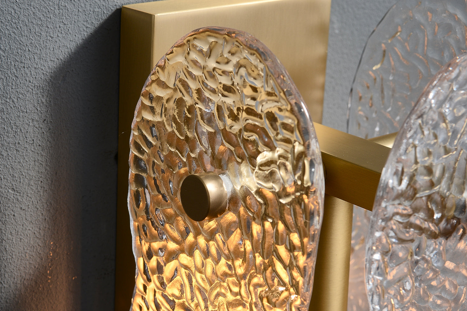 Ice Sculpture Glass Wall Sconce-wall sconce for bedroom,wall sconce for dining roo-Briglighting