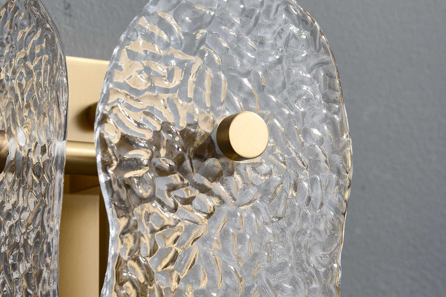 Ice Sculpture Glass Wall Sconce-wall sconce for bedroom,wall sconce for dining roo-Briglighting