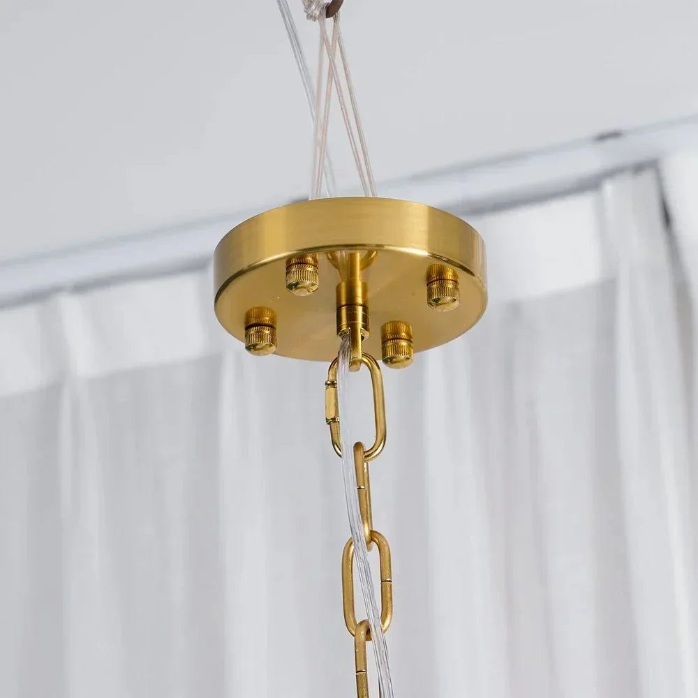 Murano Chandelier - 5 Layer D 76cm x H 78cm / ∅ 30″ x H 30.7″WhitePolished NickelBriglighting