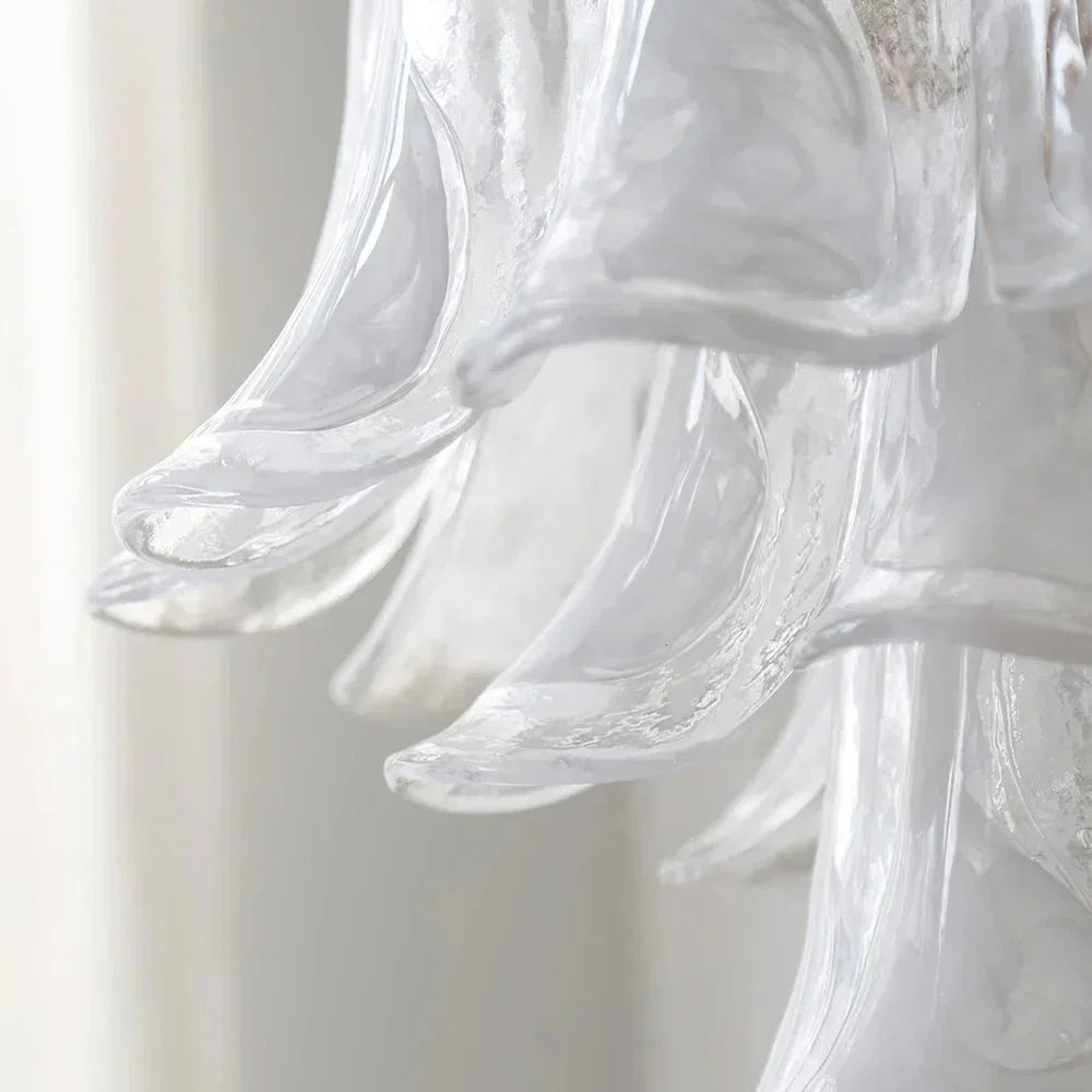Murano Chandelier - 5 Layer D 76cm x H 78cm / ∅ 30″ x H 30.7″WhitePolished NickelBriglighting
