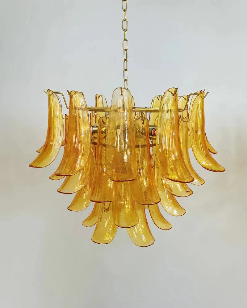 Murano Chandelier - 4 Layer ∅ 23.6″ x H 19.6″ / Dia 60cm x H 50cmWhitePolished NickelBriglighting