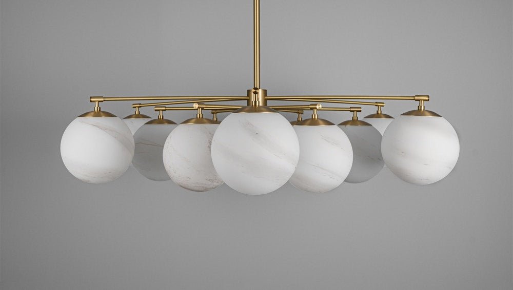 Orion Oval Flush Mount Base Chandelier Ø47.8″-NORMAL-Briglighting