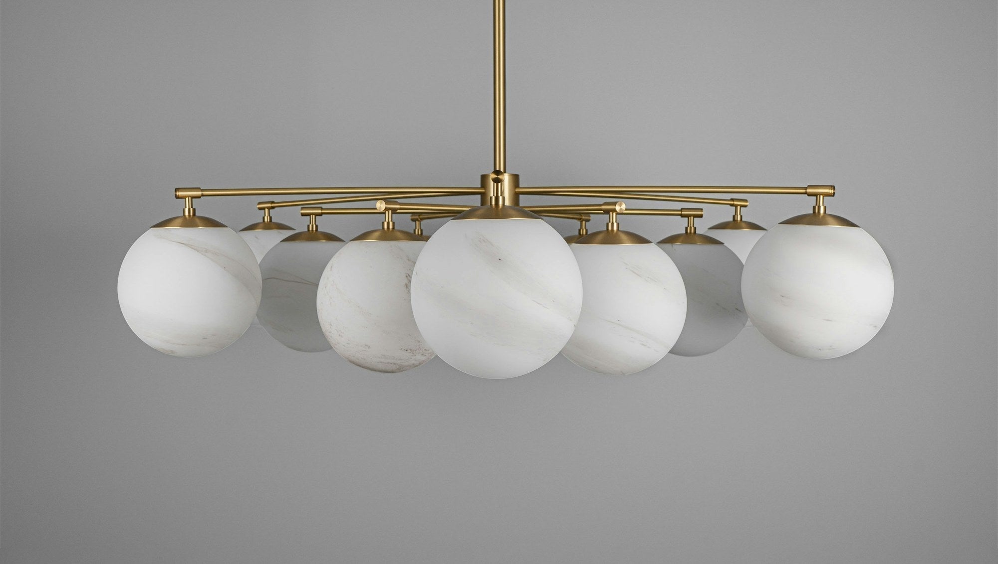 Orion Oval Flush Mount Base Chandelier Ø47.8″-NORMAL-Briglighting