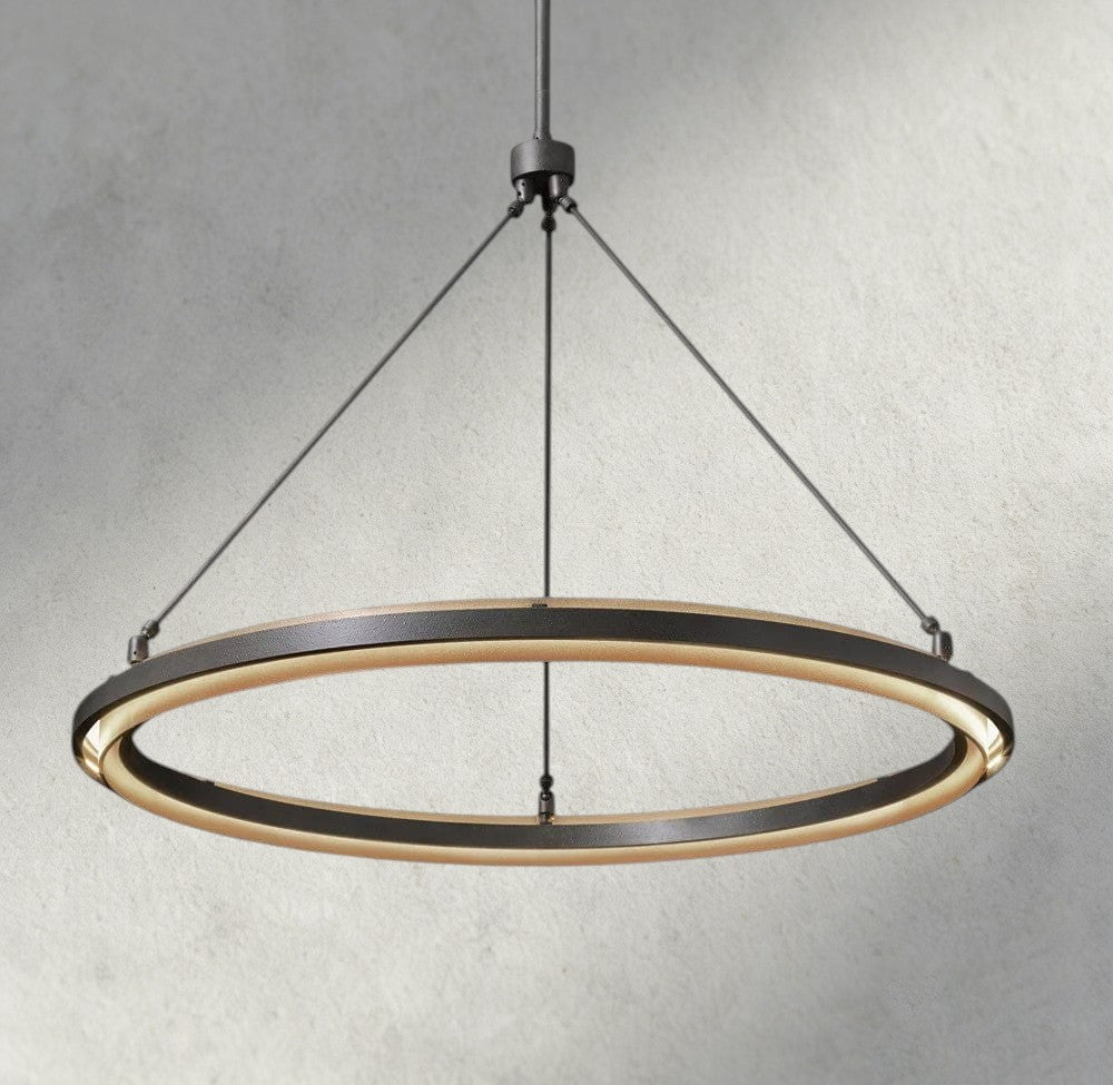 Peralta Round Chandelier 36", 48", 60", 2-Tier 60"-chandelier-Briglighting