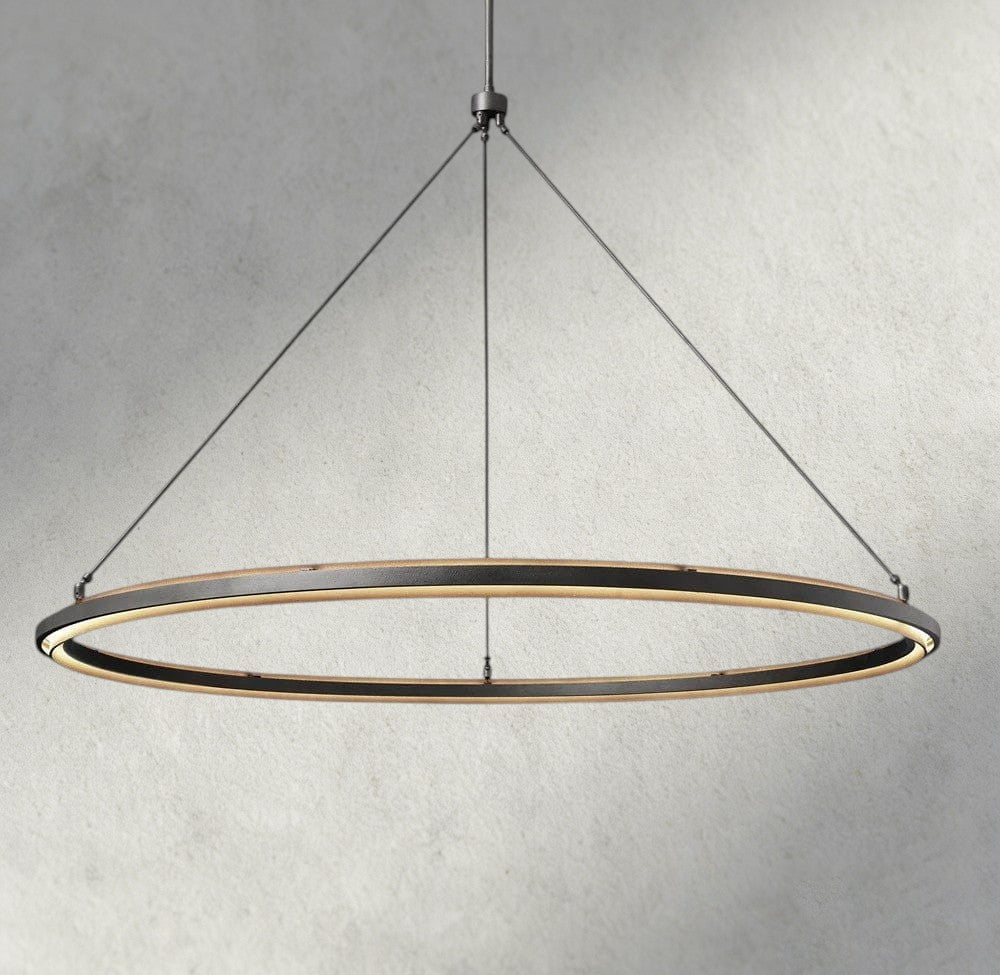Peralta Round Chandelier 36", 48", 60", 2-Tier 60"-chandelier-Briglighting