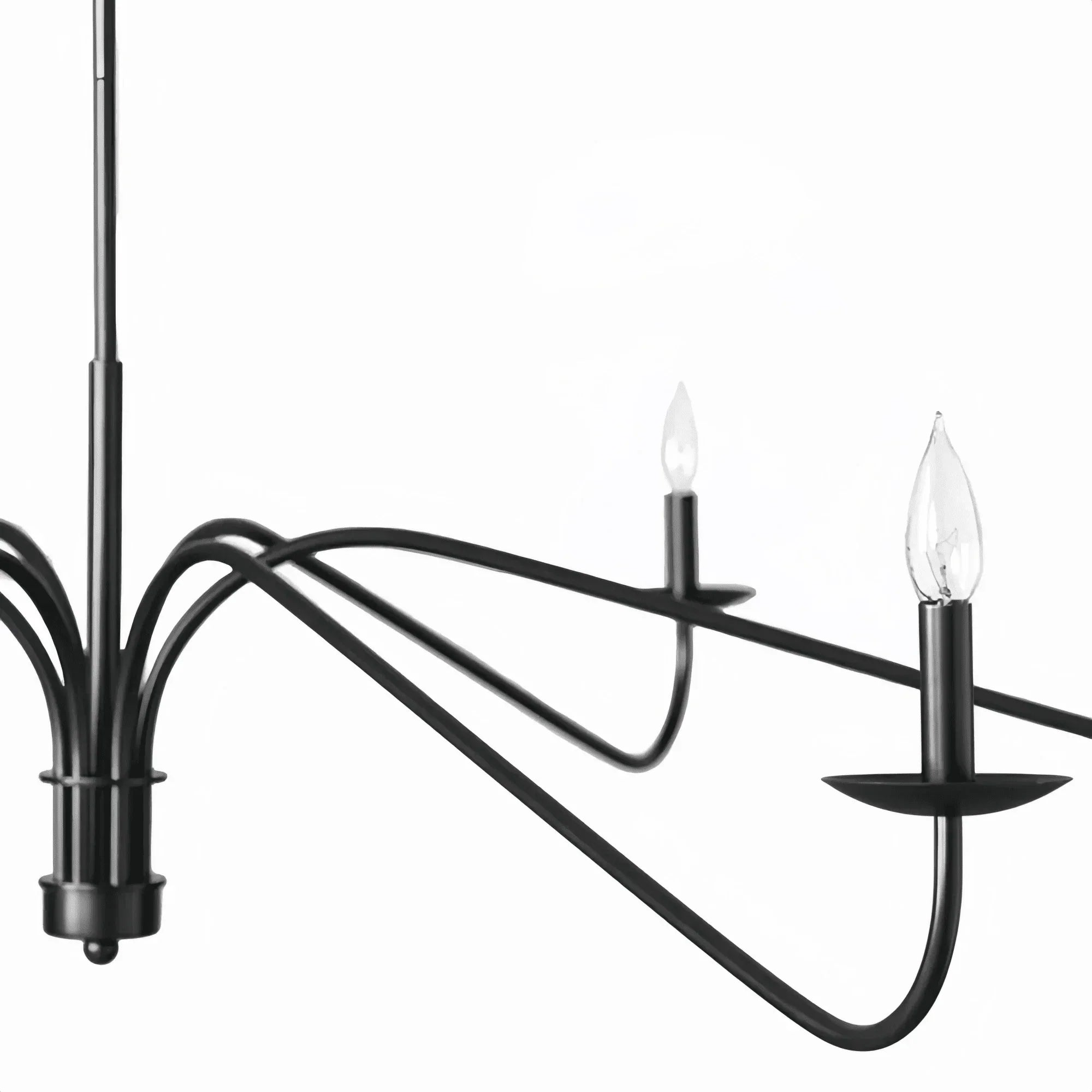 Philomena Chandelier - 70''BlackBriglighting