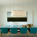 Porcelain Fish Shaped Dining Table Chandelier-Briglighting