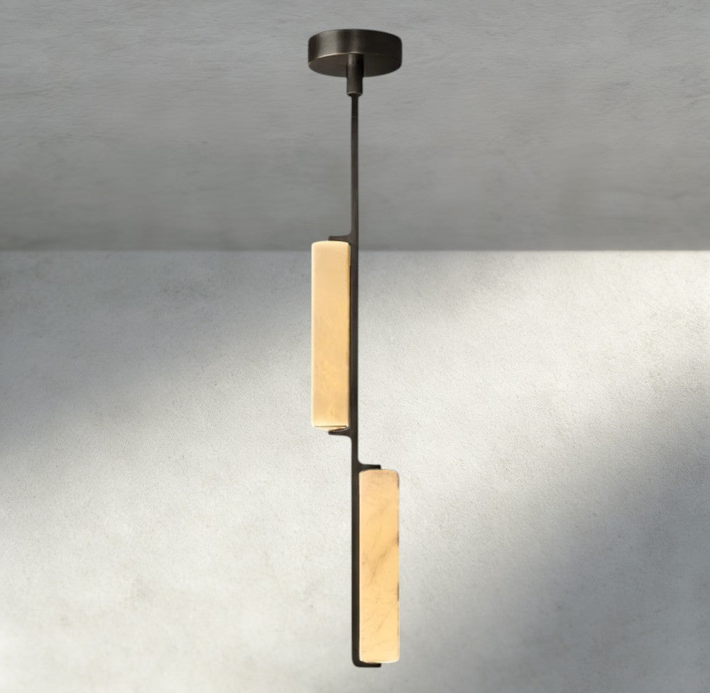 Audubon Alabaster Pendant-Briglighting