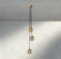 Bubble Clear Glass Cascade Pendant-Chandelier-Briglighting