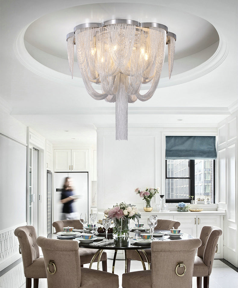 Tassel Long-Tail chandelier-Chandelier-Briglighting