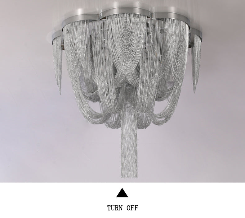 Tassel Long-Tail chandelier-Chandelier-Briglighting