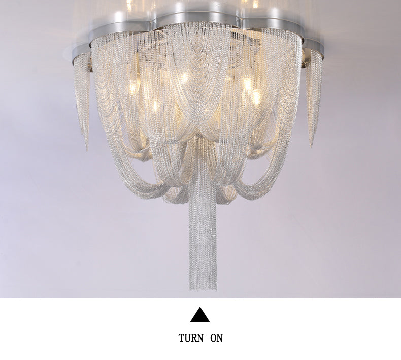 Tassel Long-Tail chandelier-Chandelier-Briglighting