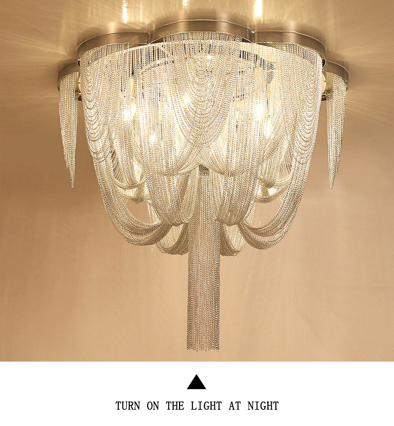 Tassel Long-Tail chandelier-Chandelier-Briglighting