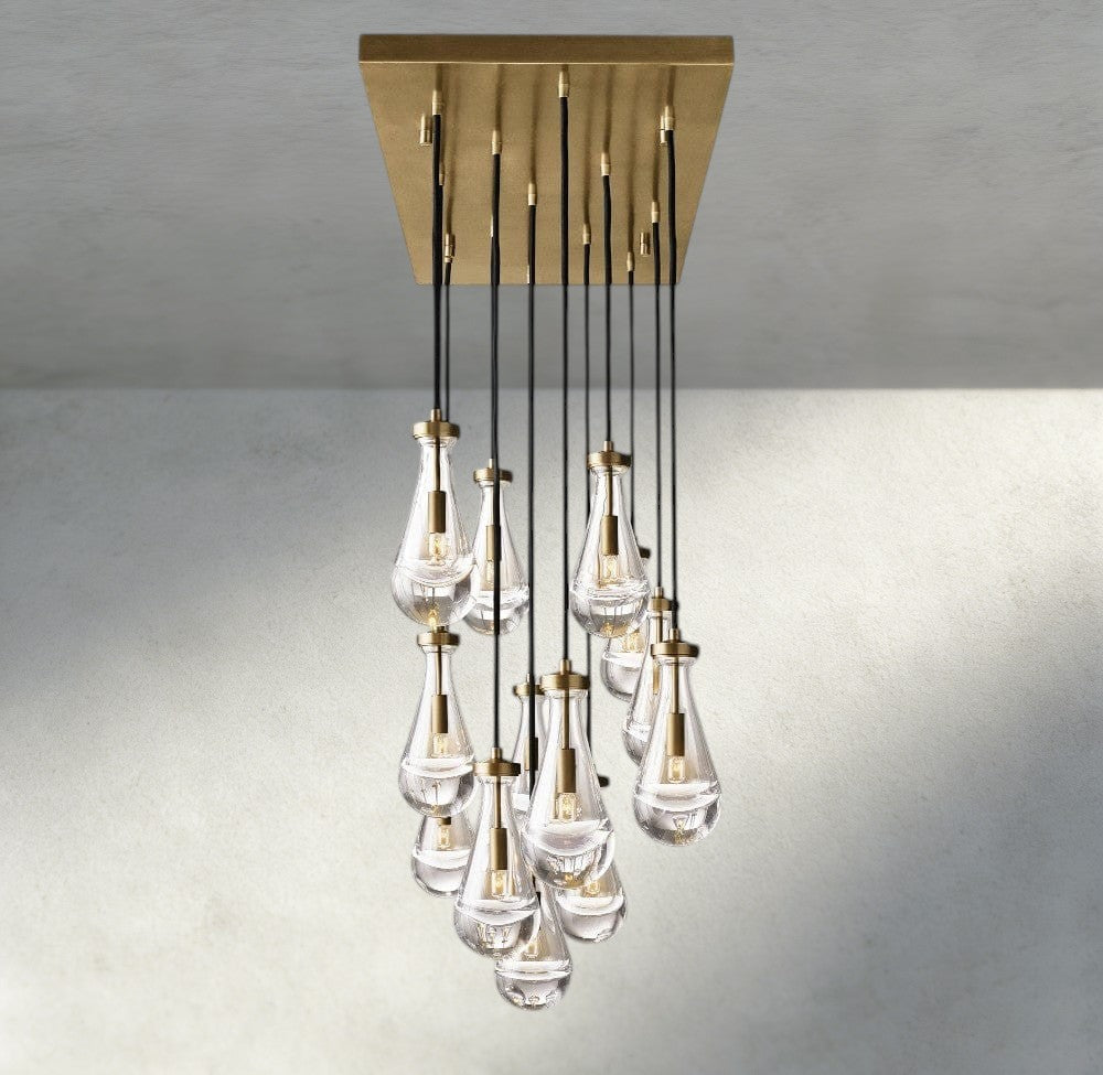 Rain Rectangular Chandelier 54", 72"-Briglighting