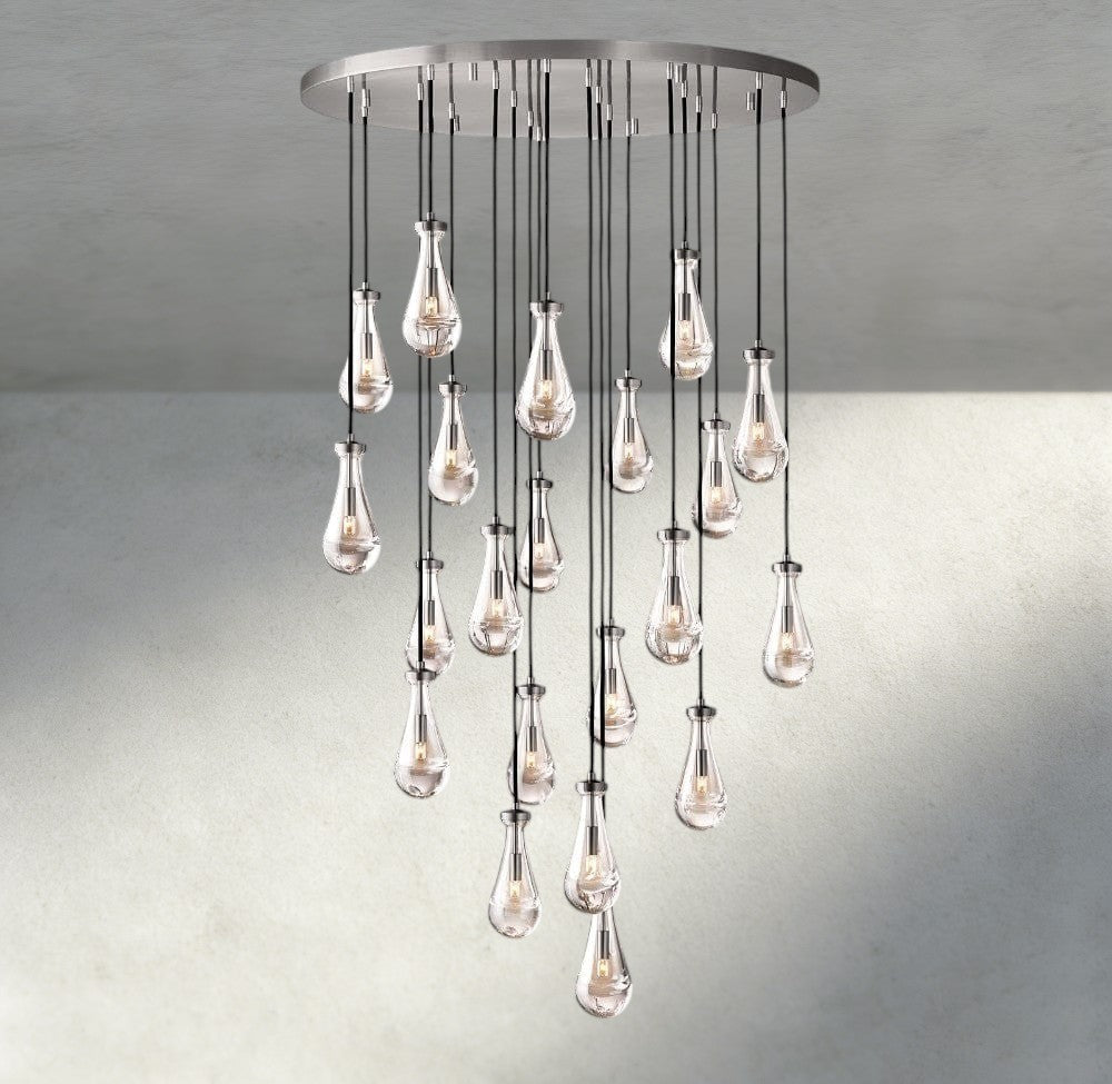 Rain Round Chandelier 18", 36", 47", 60"-Briglighting
