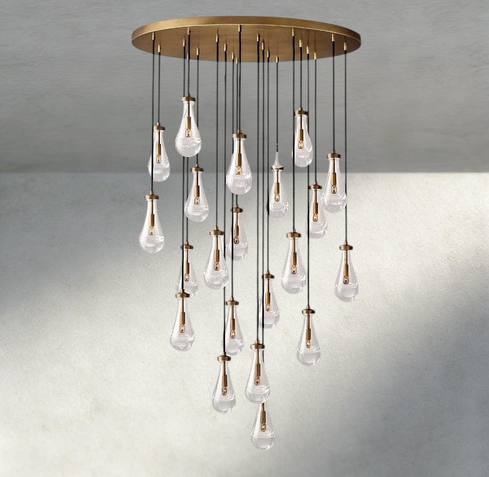 Rain Round Chandelier 18", 36", 47", 60"-Briglighting