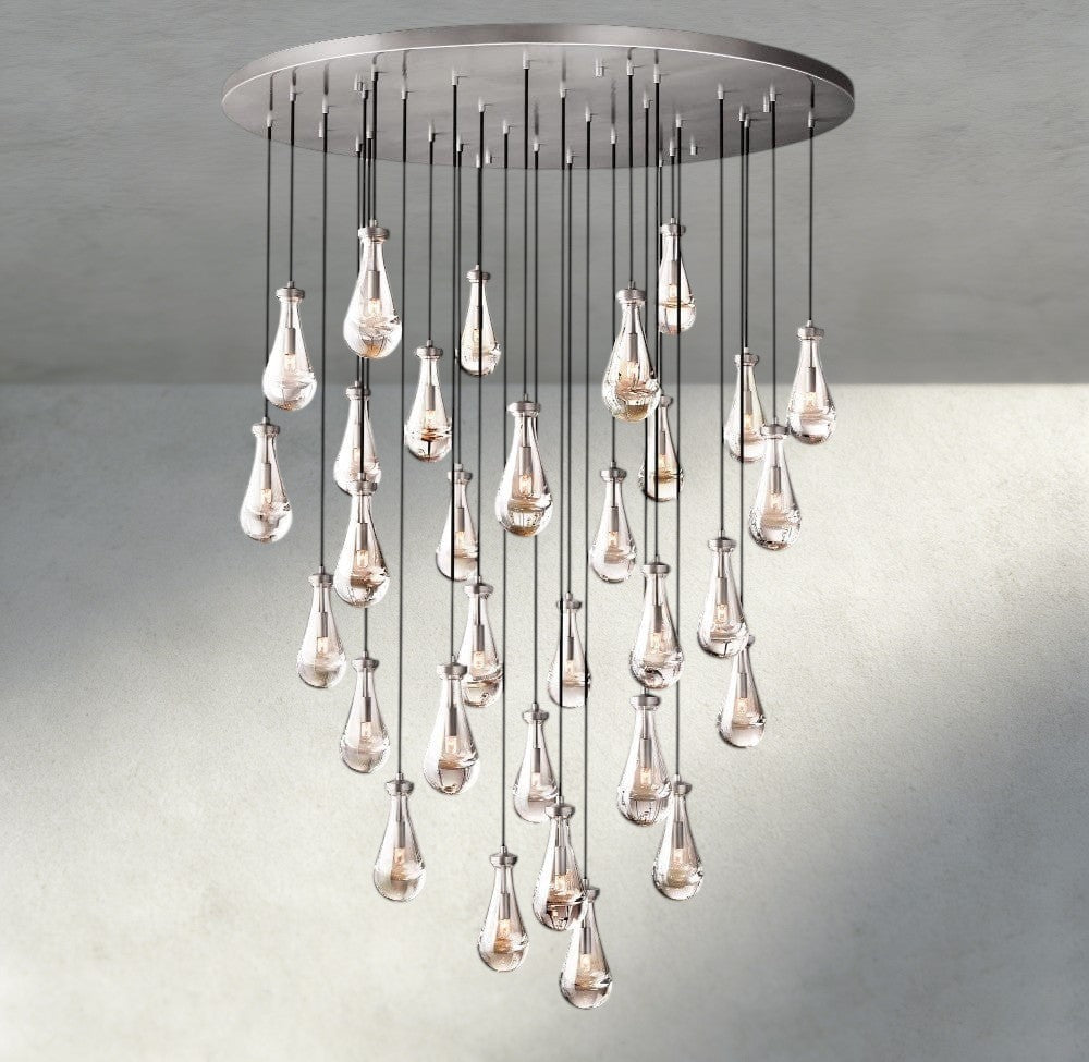 Rain Round Chandelier 18", 36", 47", 60"-Briglighting