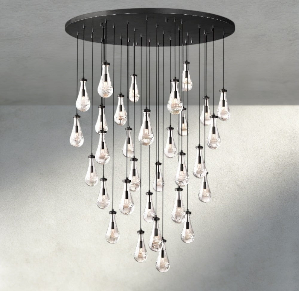 Rain Round Chandelier 18", 36", 47", 60"-Briglighting