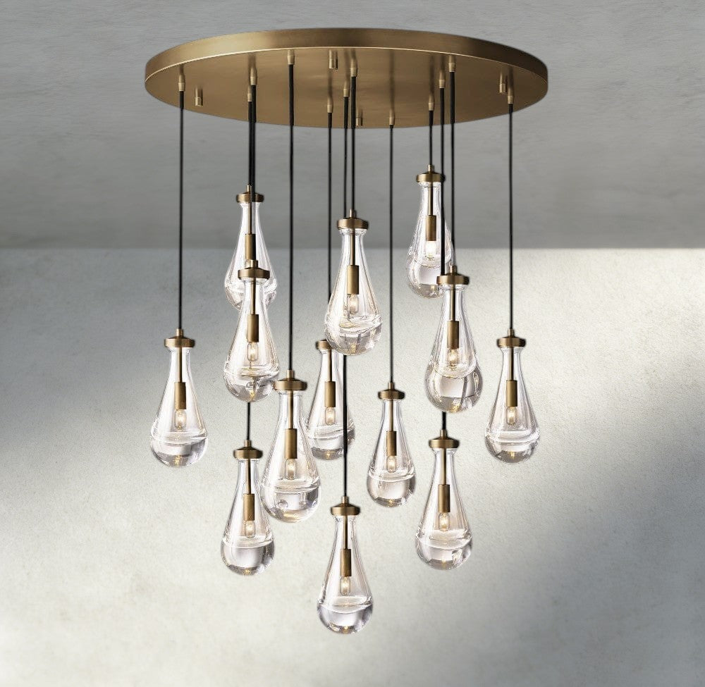 Rain Round Chandelier 18", 36", 47", 60"-Briglighting