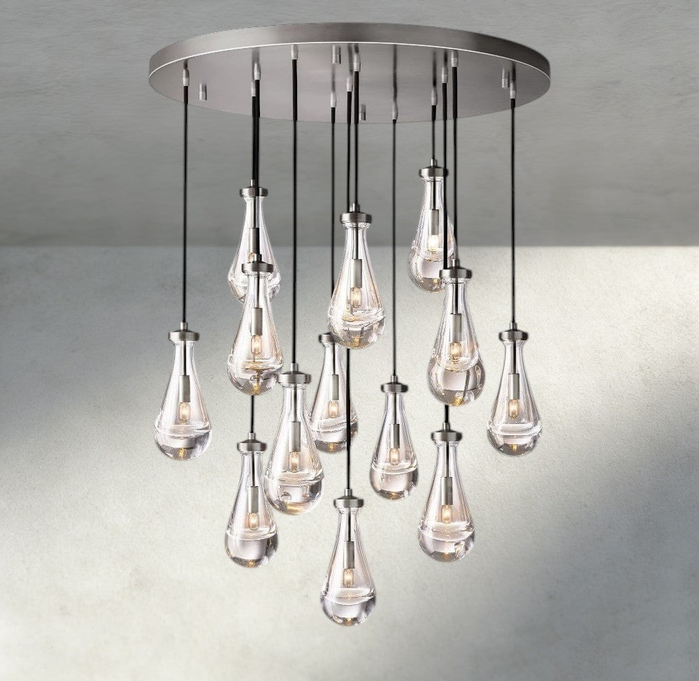 Rain Round Chandelier 18", 36", 47", 60"-Briglighting